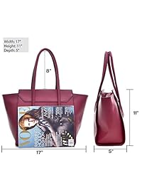 Mujer Grande Funda asa superior bolsa bolsa bolsa de compras de bolsa de trabajo bolsa de viaje