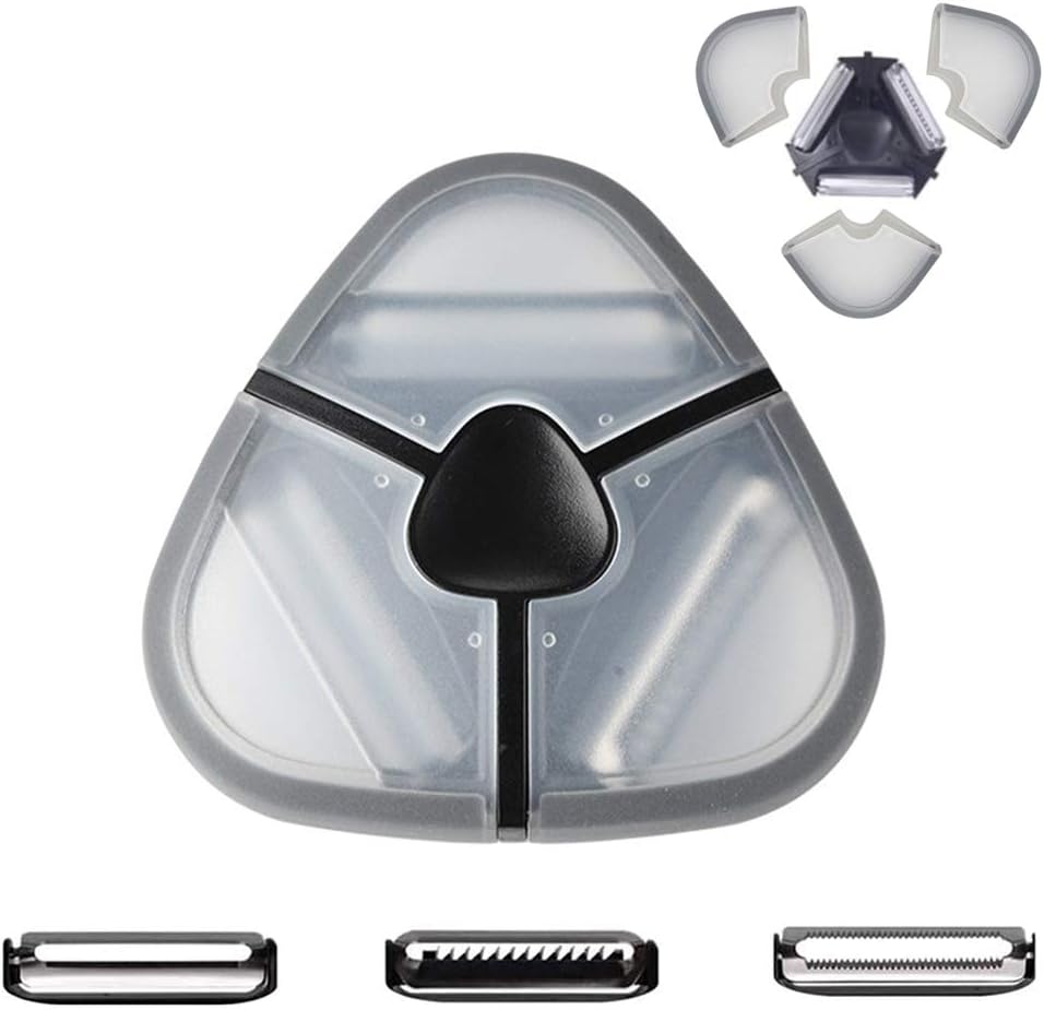 3 in 1 Peeler, 2 pcs Julienne Vegetable Peeler Set,Ultra Sharp Stainless Steel Shredder Slicer for Cabbage, Potato, Apple, Carrot, Veggie and Fruit Peeler with 3 Multifunctional Blades