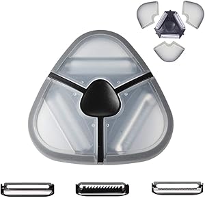 3 in 1 Peeler, 2 pcs Julienne Vegetable Peeler Set,Ultra Sharp Stainless Steel Shredder Slicer for Cabbage, Potato, Apple, Carrot, Veggie and Fruit Peeler with 3 Multifunctional Blades