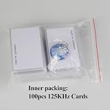 OBO HANDS 100pcs RFID Smart Card Proximity Tag 0.8mm Thin ISO14443A 125KHz view 5