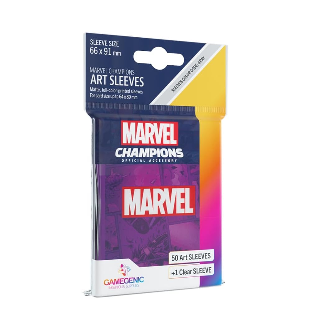 Fantasy Flight Games - Marvel Champions: Official Sleeves: Marvel Purple - Card Game