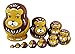 Cute Lovely Animal Theme Big Belly Shape Handmade Wooden Russian Nesting Dolls Matryoshka Dolls Set 10 Pieces For Kids Toy Birthday Christmas Gift Homr Kids Room Decoration (Lion)