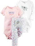Carter's Baby Girls' 3-Piece Elephant Set