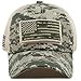 THE HAT DEPOT Low Profile Tactical Operator With USA Flag Patch Buckle Cotton Cap (USA- Digi Camo)