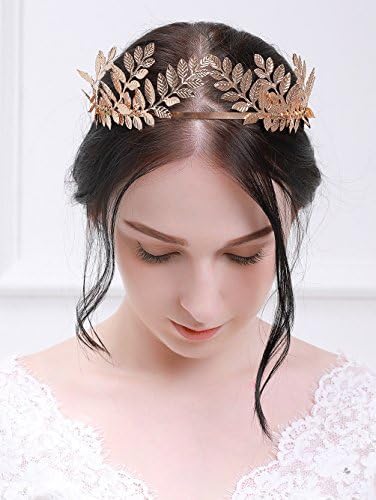 Handmadejewelrylady Bride Hair Accessories Laurel Crown Headpiece Tiara Girls Women Wedding Headband