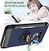 HNHYGETE Designed for LG G8 ThinQ Case/LG G8 Case,360 Degree Rotating Ring Holder Layer Heavy Duty Non Slip Shockproof Bumper Rugged Protective Cover(2019) 6.1
