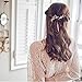 Oopsu 6pcs Minimalist Dainty Gold Silver Metal Hairpin Hair Clip Clamps,Metal Branches Hairpin Hair Accessories