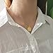 yomee 925 Sterling Silver Chain Necklace Jewelry Charm Gold Coin Pendent Simple Delicate Chic Fashion