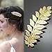 Q&Q Fashion Festival Bridal Gold Leaf Branch French Updo Hair Pin Clip Dress Snap Barrette