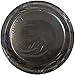 Hanna K. Signature Collection 50 Count Plastic Plate, 10-Inch, Black