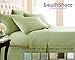 Southshore Fine Living, Inc. 6-Piece California King Sheet Sets, 21-Inch Deep Pocket Cal King Sheet Set, 1 Fitted and Flat Sheet Set, Microfiber Bedding, Sage Green Pillow Cases, Sage Green Sheets