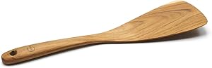FAAY 11.5 Inch Teak Wood Spatula/Turner for RIGHT Hand | Versatile Spatula, Durable, Healthy and High Moist Resistance for Non Stick Cookware