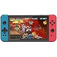 Cawevon Powkiddy X70 HD Retro Handheld Game Console 7 inch Joystick FC Arcade Simulator Two-Player Battle, Built-in 6000+ Games