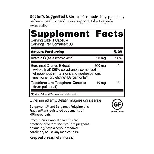 Dr. Sinatra's Advanced Cholesterol Solutions Heart Health Supplement with Citrus Bergamot, 30