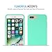 iPhone 7 Plus Case, Maxboost [Vibrance Series] Protective Slider Style Slim Cases Covers For Apple iPhone 7 Plus 2016 SOFT-Interior Scratch Protection Finish - Turquoise/Gold