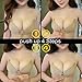 SSILICONE SECRET Women's Silicone Strapless Backless Reusable Push Up Self Adhesive with Drawstrings Bra Nude