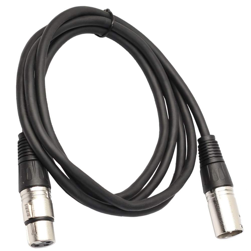 XLR Cable, XLR Microphone Extension Cable XLR Jack Extender Cord PVC Microphone Cable for Microphones, Amplifiers, Mixer - 3M