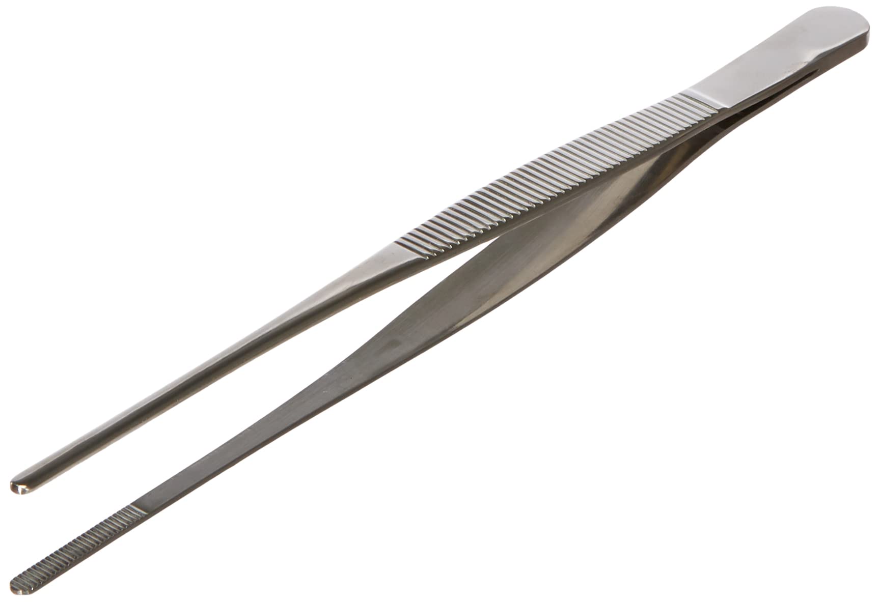 LACOR Straight Precision Tong, Stainless Steel, Silver, 21 cm (Tweezer, Serving Tongs, Food Handling and Serving Material, Made in Spain)