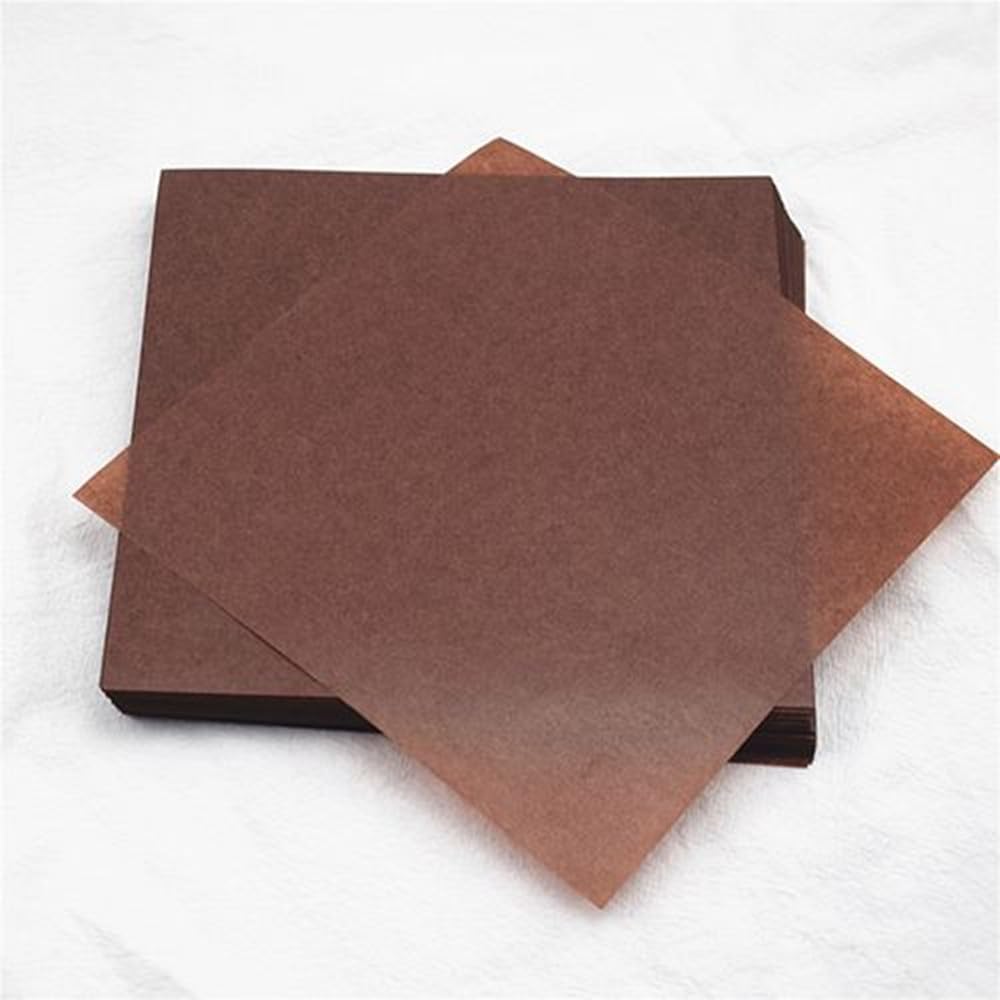Photo 1 of 100Pcs Wax Paper Sheets for Food, Basket Liners Food Picnic Paper Sheets Greaseproof Deli Wrapping Sheets, 8.6 x 8.6 Inch (coffee)