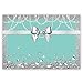 Funnytree 7x5ft Breakfast Bowknot Co Blue Backdrop Turquoise Bow Diamonds Sweet 16 Princess Girl Birthday Photography Background Bridal Shower Wedding Party Cake Table Decoration Photo Booth Banner
