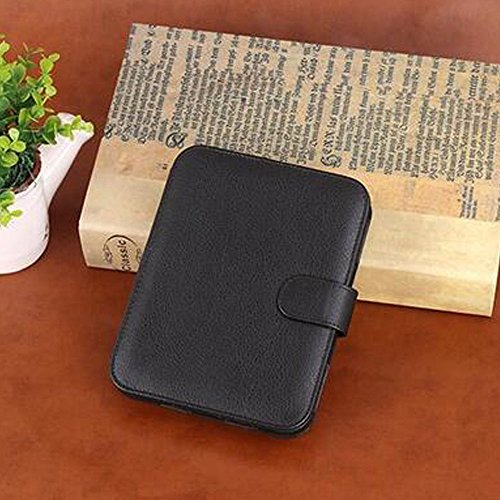 Thosdt® Ultra Slim Thin PU Leather Cover Sleeve Case for Barnes & Noble Nook 2 / 3 Case for Nook Simple Touch Nook Glowlight (BLACK) - Thumbnail 6