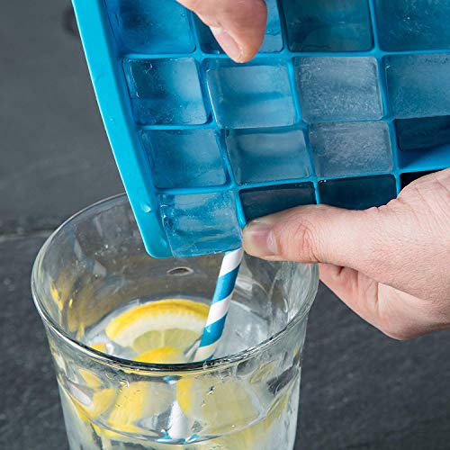 3 Sets Levivo Silikon Eiswürfelform Set in 4 Größen & Motiven, Antihaft Eiswürfelbehälter, Eiswürfelbereiter Semi… – Bild 4
