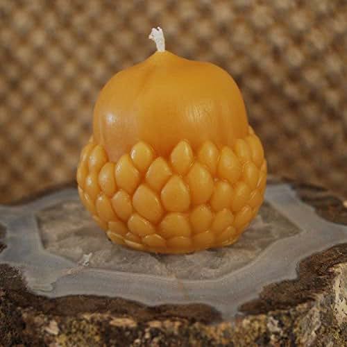Beeswax Candle Acorn Shaped Candle Handmade