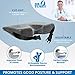 Dr. Tushy Wedge Seat Cushion, 100% Memory Foam Firm, 3 Inch Thick Car Seat Cushion, Coccyx Cushion Design for Lower Back Pain, Sciatica, Leg & Hip Pain Relief While Driving Product Name