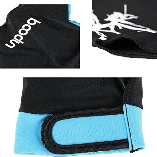 Billiard Gloves,Jelinda Billiards Pool Snooker Cue Shooters Gloves Snooker Gloves Elastic Lycra 3 Fingers Show Gloves for Man and Women (Sky blue M)