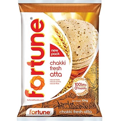 Fortune Chakki Fresh Atta, 10kg