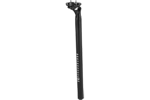 HOPESPANNER Universal 27.2x400mm Carbon Fiber Pattern Matte Black Bike Seat Posts Lightweight Bike Saddle Post Seat Tube Carb