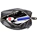 Leather Trave Toiletry Bag Dopp Kit for Men with Roomy Pockets