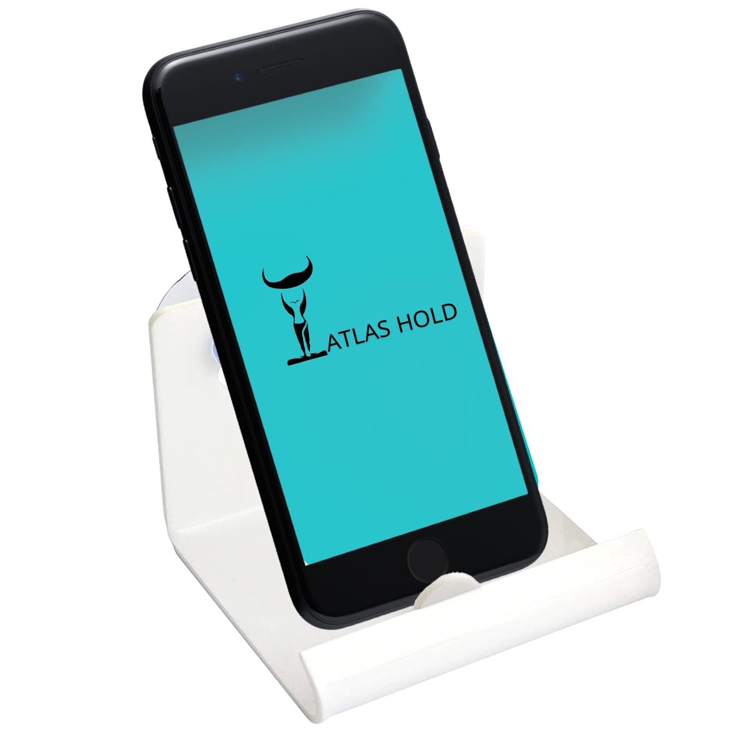 Atlas Hold Shower Phone Holder | Shower and Bath Accessories | Bathtub Phone Holder | Phone Shower Holder with Suction Cup and Nano Gel