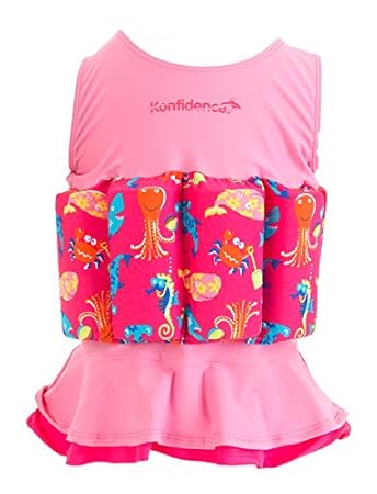 Konfidence Float Suit T-Shirt für Kinder mit Integrierter Schwimmhilfe