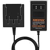 Shentec 40V Li-ion Charger Replacement for Greenworks 29482 29472 29462 G-MAX Tools 29252 20202 22262 (Not for Ni-MH/Ni-Cd Battery)