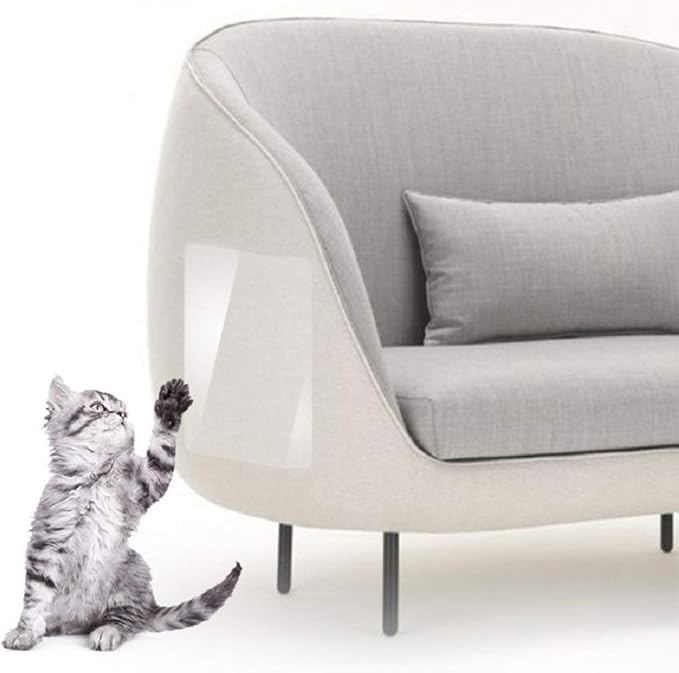 WeTest SelfAdhesive Clear Flexible Vinyl Cat Scratching