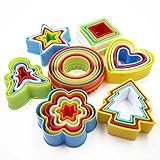 Colorful Multi-shape Plastic Mold Cookie Biscuit