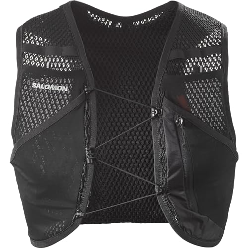Salomon Active Skin 4 Compatible with Flasks Unisex Running Vest Hiking Trail, 4L, Precision Fit, Easy Access Precision Fit, and Optimized Storage