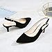 OCHENTA Womens Pointed Toe Slingback Kitten Heel Dress Pump