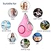 Personal Alarms - HUMUTU Safesound Personal Alarms Keychain for Women, 125 db Loud Siren Song Alarm Keychain for Women with 3 LR44 Batteries Included