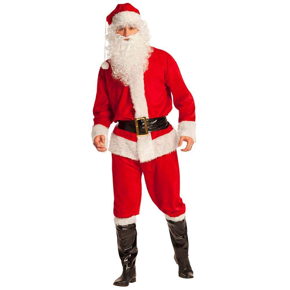 Boland 13412 Adult Costume Deluxe Santa – Medium/Large – Red