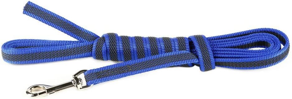 Julius-K9 Color & Gray Super-Grip Leash 14 mm x 5 m Blue-Gray