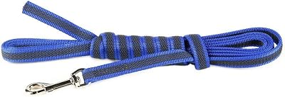 Julius-K9 Color & Gray Super-Grip Leash 14 mm x 5 m Blue-Gray