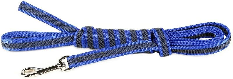 Julius-K9 Color & Gray Super-Grip Leash 14 mm x 5 m Blue-Gray