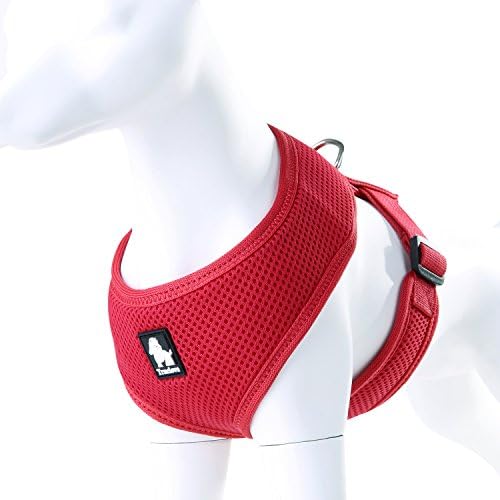 JUXZH Cat Pet Dog Harness Mesh Padded Nylon No Pull Soft Vest dog Harness For Small Medium Size puppy