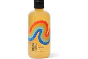 Bathing Culture - Organic Mind + Body Wash | Natural, Biodegradable, Sustainable, Vegan Personal Care (PCR Plastic Bottle, 8 fl oz | 237 ml)