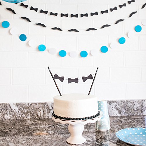 Bow Tie Party Decorations Paper Garlands 1 Long 14 Foot Strand, 50 Bow Ties per Strand