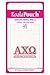 Sorority Shop Alpha Chi Omega - Koala Pouch - Logo Design, Adhesive Cell Phone Wallet