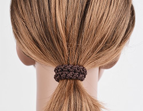 10 Pcs: HBY Thick Solid Stretch Pony Elastics Ponytail Holders