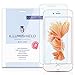 iLLumiShield - Apple iPhone 6S Screen Protector w/ HD Blue Light UV Filter & Lifetime Replacement / Clear Film / Anti- Fingerprint / Anti-Bubble / Anti-Bacterial Shield - [2-Pack]